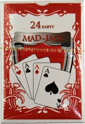 Produktbild von 24 Stück Spielkarten, 5,5 x 8,5 cm, zufällige Farben