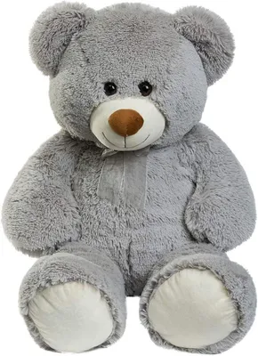 Obrázok produktu pre Obrovský plyšový medvedík, 90 cm, sivý