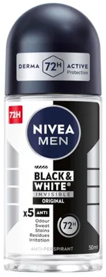 Produktbild von NIVEA Men Invisible Black&White 48H Orginal Roll-on 50ml