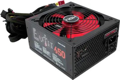 Produktbild von NOX NXS650, 650 W, 230 V, 50 - 60 Hz, 6.3 A, +12V,+3.3V,+5V,-12V,-5Vsb, Aktiv