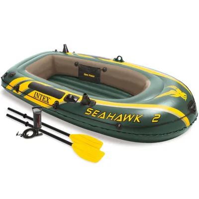 Immagine prodotto di Intex Seahawk 2 gommone + pompa + pagaia barca a remi barca da pesca barca a motore