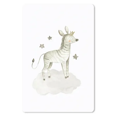 Produktbild von MuchoWow® Mauspad Mousepad Tiere - Zebra - Kinder 18x27 cm - Mousepads - Maus Mat - Pad - Mausunterlage