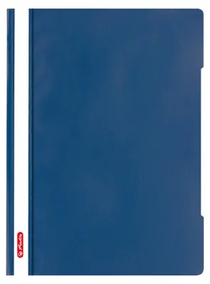 Produktbild von Herlitz Schnellhefter Quality A4, Kunststoff, blau, 10 Stück