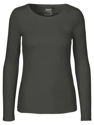 Image de Neutre - T-shirt à manches longues pour femmes LT2916 (XL) (charbon)