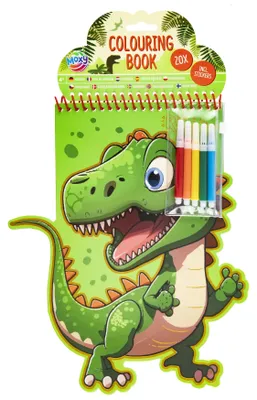 Image de Livre de coloriage en forme d'animal. Dinosaure