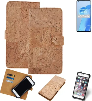 Produktbild von K-S-Trade Hülle kompatibel mit OnePlus 9RT  Kork Handyhülle Cover  Schutzhülle TPU Case Bumper in Hellbraun, (1x)