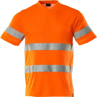 Produktbild von MASCOT 20882-995-14-XL, T-Shirt, Uni, Orange, XL, 112 cm, Baumwolle, Polyester