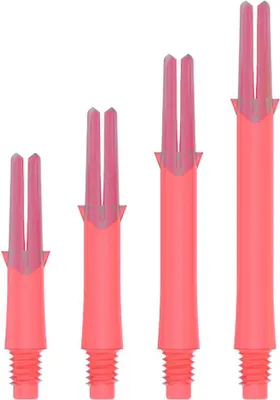 Produktbild von L-Style Shafts - Lock Straight Shaft Clear Red Schaft L Style Dart lstyle Länge 190 Short