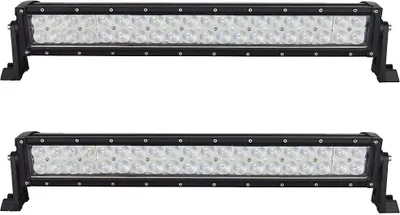 Produktbild von Greenmigo 2X 120W LED Arbeitsscheinwerfer weiß 12V 24V Flutlicht Reflektor Work Light Bar Scheinwerfer Arbeitslicht Offroad Arbeitslampe für Traktor