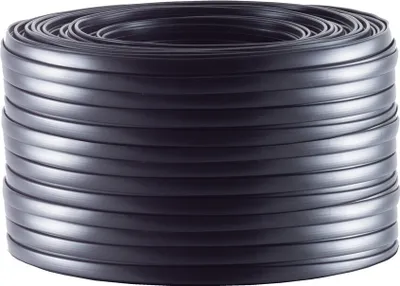 Produktbild von Telefonkabel 4-adrig flach schwarz 50m