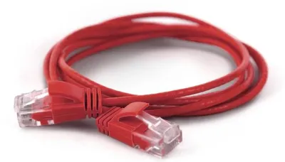 Obrázek produktu pro Wantec 7271 Wantec Patchkabel UTP CAT6a d=2,8mm 1,00m rot
