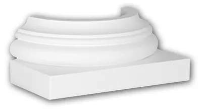 Image de Profhome 117500 Pied de demi-colonne Colonne Élement décorative