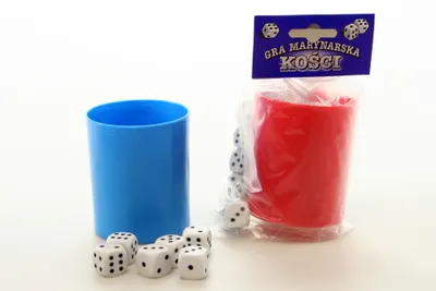 Obrázok produktu pre Hracie kocky s pohárom