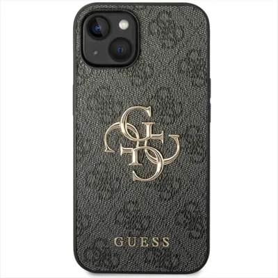 Produktbild von Guess, Handycase für iPhone 15 Präzise Aussparungen und Erhöhte Ränder, Schwarz