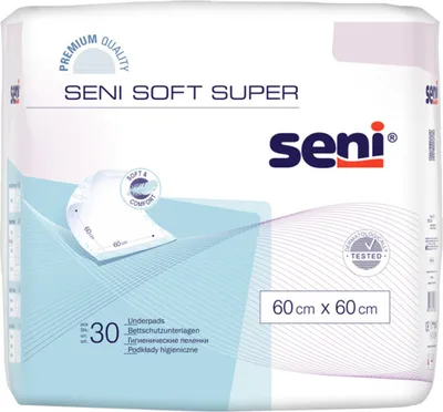 Immagine prodotto di Seni Soft Super cuscini di protezione per il letto 60x60, 30 pezzi
