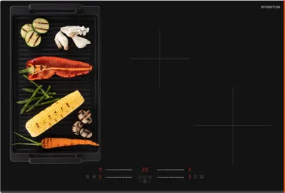 Obrázek produktu pro Inventum IKI7735, Černá, Vestavěné, Indukční varná deska se zónami, Sklokeramický, 4 zóna/zón, 4 zóna/zón
