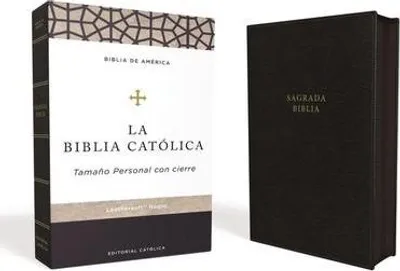 Obrázek produktu pro Biblia Católica, Tamaño Personal, Leathersoft, a, Con Cierre, Comfort Print