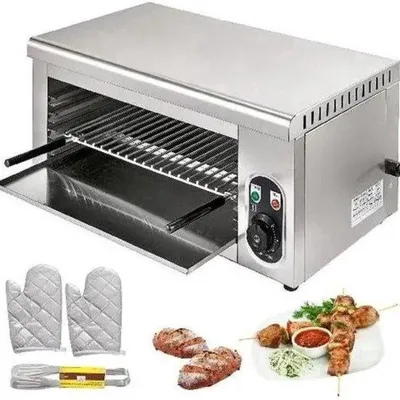 Image de Four électrique avec grill en acier inoxydable pour pizza, 2 kW
