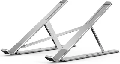Produktbild von Tragbares Falten mit 6-Level einstellbarer Laptop-Ständer Notebook-Halter für MacBook Pro-Silber
