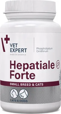 Produktbild von VetExpert Hepatiale Forte Small Breed - Präparat für Hunde und Katzen empfohlen zur Unterstützung der Leberfunktion 40 Tabletten (2-er pack)