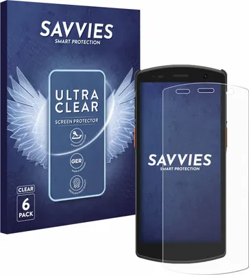 Produktbild von 6x Für Urovo CT58 Schutzfolie Savvies Displayschutz Display Schutz Folie Klar Transparent