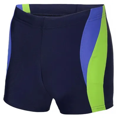 Image de Maillot de bain Ladeheid pour homme, short de bain court, maillot de bain ajusté, short de bain LA40-255 (bleu marine/bleu/vert, L)