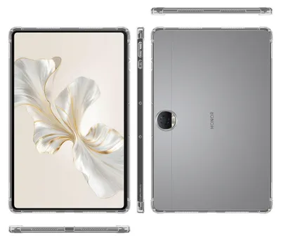 Produktbild von Cadorabo Hülle für Honor Pad 9 Pro in VOLL TRANSPARENT Schutzhülle aus flexiblem TPU Silikon Back Case Cover Etui Handy Hülle