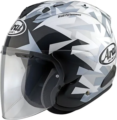Produktbild von Arai SZ-R EVO Mimesis Jethelm, weiß/grau/schwarz, S (55/56)