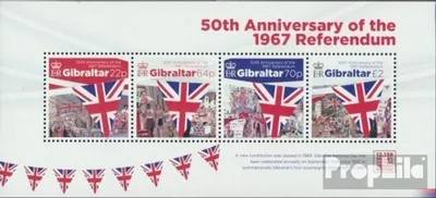 Produktbild von Briefmarken Gibraltar 2017 Mi Block129 (kompl.Ausg.) postfrisch Referendum Gibraltar