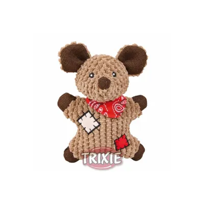 Produktbild von TRIXIE Plüsch-Maus für Hunde, Hund, Plüschspielzeug, Braun, Plüsch, 190 mm