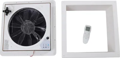 Produktbild von Dachventilator, 2000 m³/h Luftvolumen, 42° Öffnungswinkel, Dachventilator