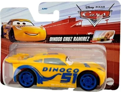 Produktbild von Disney Cars Pixar Spielzeugfahrzeug, Dinoco Cruz, 1:43, Pullback, für Kinder ab 3 Jahren