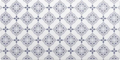 Produktbild von Geometrische Blume– Schreibtischunterlage – Schreibtisch Tischunterlage – 90x45 cm – Unterlage Groß Schreibtischmatte
