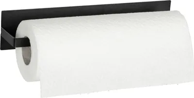 Produktbild von WENKO Küchenrollenhalter Rollenhalter Papierrollenhalter magnetisch schwarz Ima