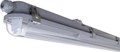 Produktbild von Nordlux 2111076101 Works IP65 Unterbauleichte + T8 G13 1x24W LED Röhre