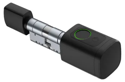 Produktbild von Avatto digitales Zylinderschloss 90mm schwarz Aluminium für Türen