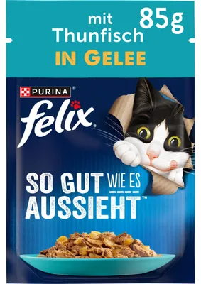 Productafbeelding van FELIX Natvoer voor katten met tonijn, ziet er bijna net zo goed uit, 26 x 85g