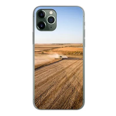 Produktbild von MuchoWow® Handyhülle Schutzhülle Hülle für iPhone 11 Pro Feld - Bauernhof - Traktor - Landwirt - Landleben Silikon Softcase Handy Hülle - Handy