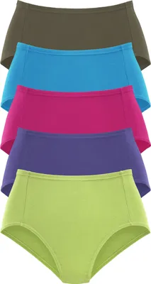 Produktbild von PETITE FLEUR Taillenslip grün, lila, pink, türkis, olivgrün Größe 48