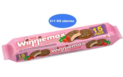 Obrázek produktu pro Godla Winniemax sušenka s příchutí jahody 275g (2+1 ks)