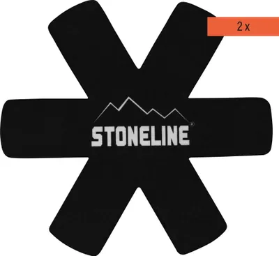 Produktbild von STONELINE® Pfannenschützer 38 cm Set 2-teilig | Schwarz
