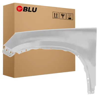 Productafbeelding van BLU Spatbord geschikt voor VW Volkswagen Tiguan I 5N 5N2 LA7W Links Zilver ReflexSilber | 2007-2016 | Voorzijde | Gelakt | Montageklaar | Verzinkt