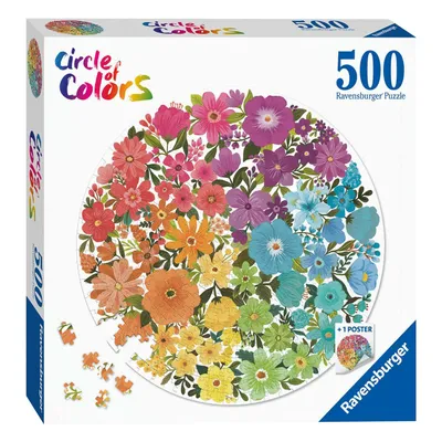 Image de Ravensburger Circle of Colors Puzzels - Flowers, 500st.