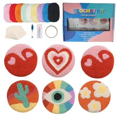 Punch Needle Set für Erwachsene und Anfänger, 6-teilig