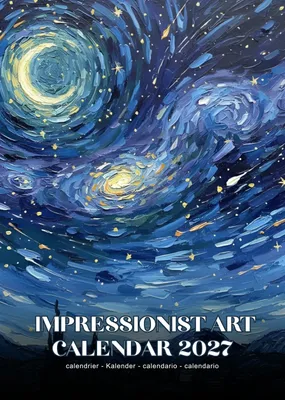 Wandkalender 2027 A3 – Impressionistische Kunst, Monatsplaner