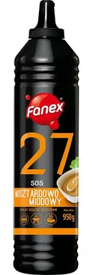Immagine prodotto di Fanex | Salsa di senape al miele - 950 g - Dolce - Piccante - Ideale per i piatti al barbecue - Perfetta per i condimenti