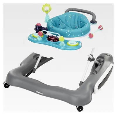 Produktbild von 5-in-1 Lauflernhilfe, Gehfrei bis 12 Monate, Lauflernwagen bis 24 Monate, mit Spielekonsole
