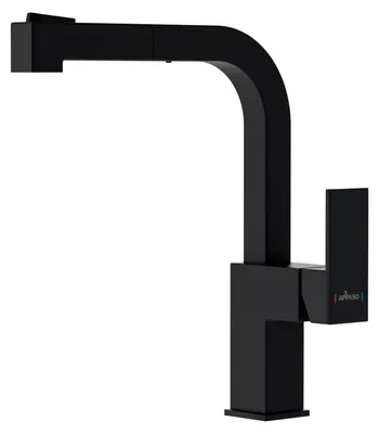 Imagen del producto de Grifo de cocina extensible con rotación de 360° y 2 modos de pulverización