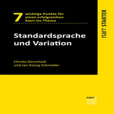Produktbild von Standardsprache und Variation