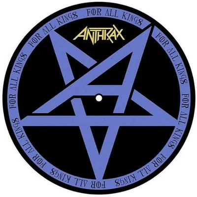 Produktbild von Anthrax - Podložka pod gramofon "For All Kings" Set RO9864 (jedna velikost) (černá/bílá/modrá)